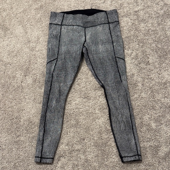 lululemon athletica Monochrome Patterned Leggings